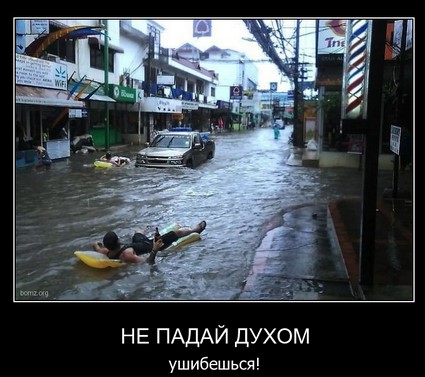 Не падай духом, ушибешся